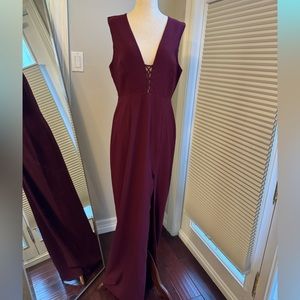 WAYF | The Casey Plunge Neck Gown | Med 💃🏼